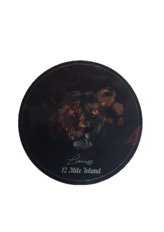 'Lioness 12 Mile Island' sticker
