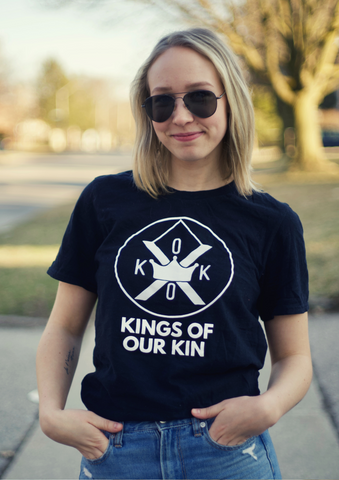 girl wearing Kings of Our Kin | Logo T-Shirt 