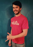 guy wearing red I, The Mountain | Logo T-Shirt
