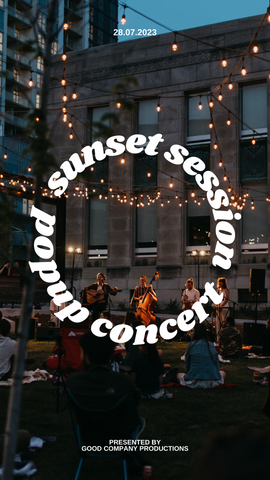 Sunset Sessions: Free Popup Concert (July 28, 2023)